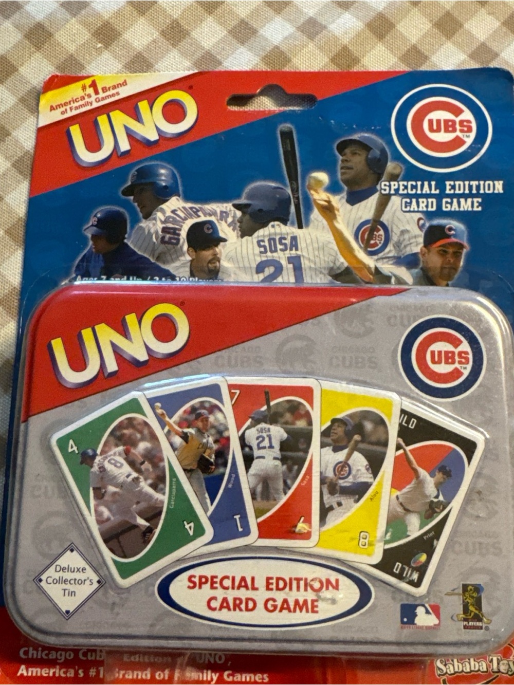 Special Edition Chicago Cubs Card Game - Blue/Red